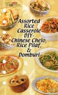 Assorted Rice Casserole DIY-Chinese Chelo, Rice Pilaf, & Domburi