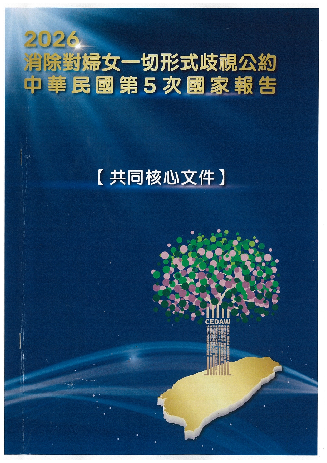 消除對婦女一切形式歧視公約中華民國第5次國家報告共同核心文件